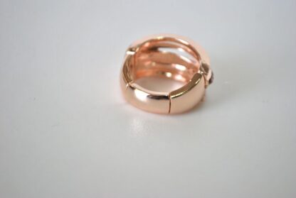 Anillo oro rosa esmaltes rosas - Imagen 3