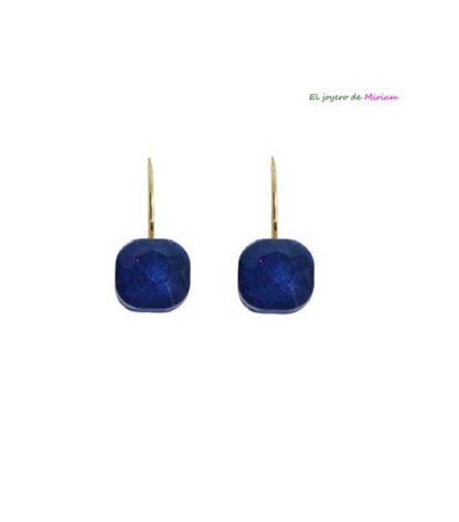 Pendientes azul marino