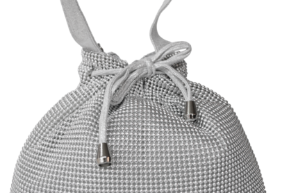 Bolso clutch bombonera plata - Imagen 4