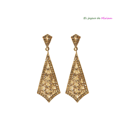 Pendientes oro viejo