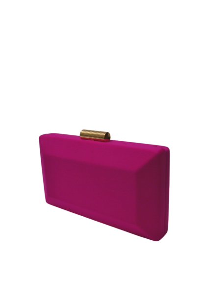 Clutch raso fucsia - Imagen 2