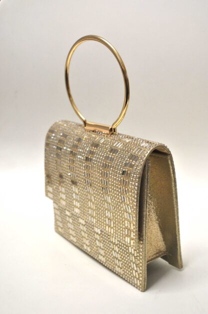 Clutch dorado champagne - Imagen 2