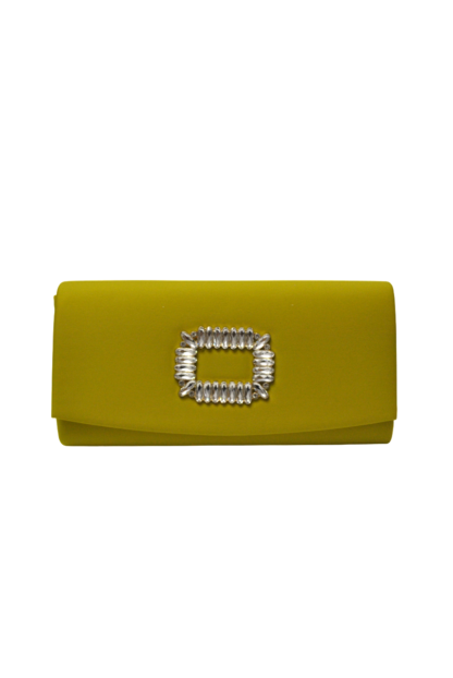 Cartera joya amarillo ocre