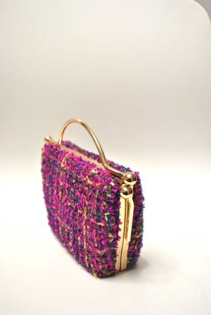 Clutch bugamvilla tweed - Imagen 3